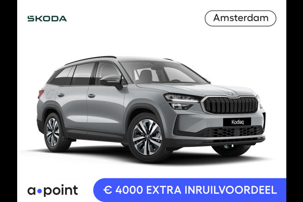 Škoda Kodiaq 1.5 TSI PHEV Edition 204 pk 6 versn. DSG | Sunset | Trekhaak |  18" lichtmetalen velgen Soira aero, zilver
