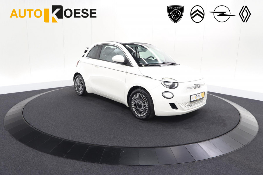 Fiat 500C Icon 42 kWh | 97,3% SOH | Convenience Pack | Camera | Dodehoekdetectie | Stoelverwarming