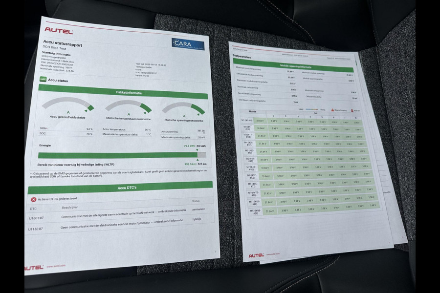 Peugeot E-3008 Allure 73 kWh SOH 94%| 3 FASE |  DIRECT LEVERBAAR RIJKAAR GEMAAKT BIJ DE PEUGEOT DEALER | 360° CAMERA| | KEYLESS ENTRY | 18.685KM! | DIGI. DASH| DEALER ONDERHOUDEN | CARPLAY/ ANDROID AUTO|