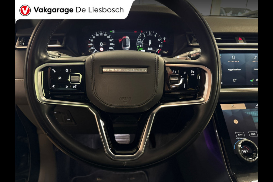 Land Rover Range Rover Velar 2.0 P400e SE/leer/pano/navi/camera/meridian/stoel verw/black edition