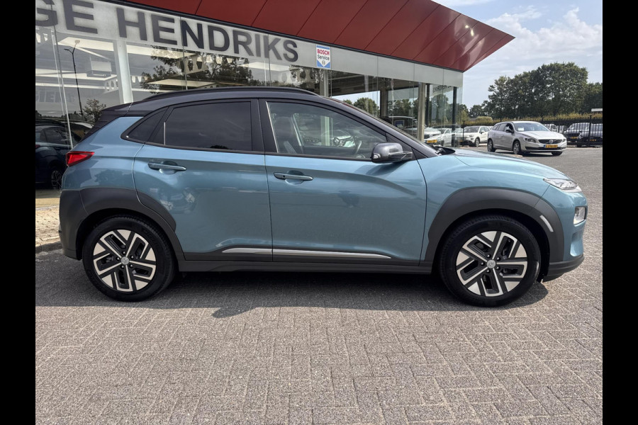 Hyundai Kona EV Premium 64 kWh | SOH: 95,4% | Full Options | 3 Fase | Warmtepomp | Two Tone | Afn. Trekhaak | Blindspot | | Leder |