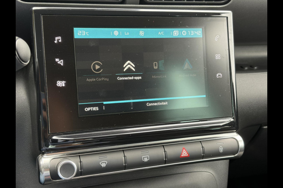 Citroën C3 Aircross 1.2 PureTech S&S Shine ✓1e Eigenaar✓D-riem vv 07-2025✓360° Camera✓Navi✓Carplay✓Net beurt gehad✓Keyless✓17'' Lmv✓Rijstrooksensor✓110pk✓Pdc V+A✓6 Bak✓N.A.P✓Apk tot 07-2027