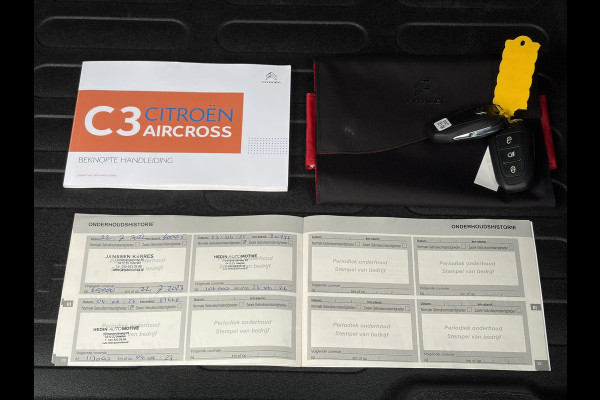 Citroën C3 Aircross 1.2 PureTech S&S Shine ✓1e Eigenaar✓D-riem vv 07-2025✓360° Camera✓Navi✓Carplay✓Net beurt gehad✓Keyless✓17'' Lmv✓Rijstrooksensor✓110pk✓Pdc V+A✓6 Bak✓N.A.P✓Apk tot 07-2027
