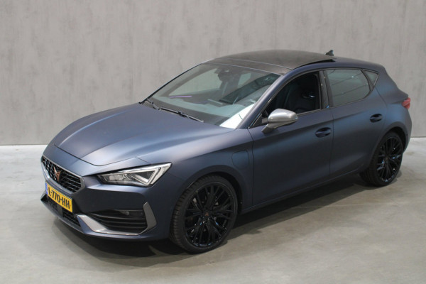 CUPRA Leon 1.4 e-Hybrid VZ Patrol Blue Matt/Pano/Camera/Elec. Leer memory Full Option Prijs is Rijklaar