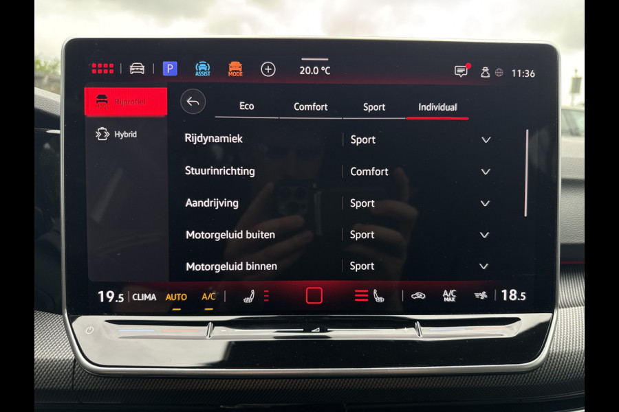 Volkswagen Golf GTE 1.5 272PK DSG HYBRID GTE-SPORT 360°CAMERA/NAVI/HEAD-UP!