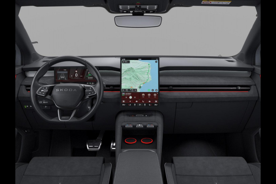 Škoda Peaq 90 Sportline 7p. 286 pk | Panorama Dak | Derde zitrij | Trekhaak | Winter Pakket | Zwart Dak |  21" lichtmetalen velgen "Dugong" zwart gepolijst