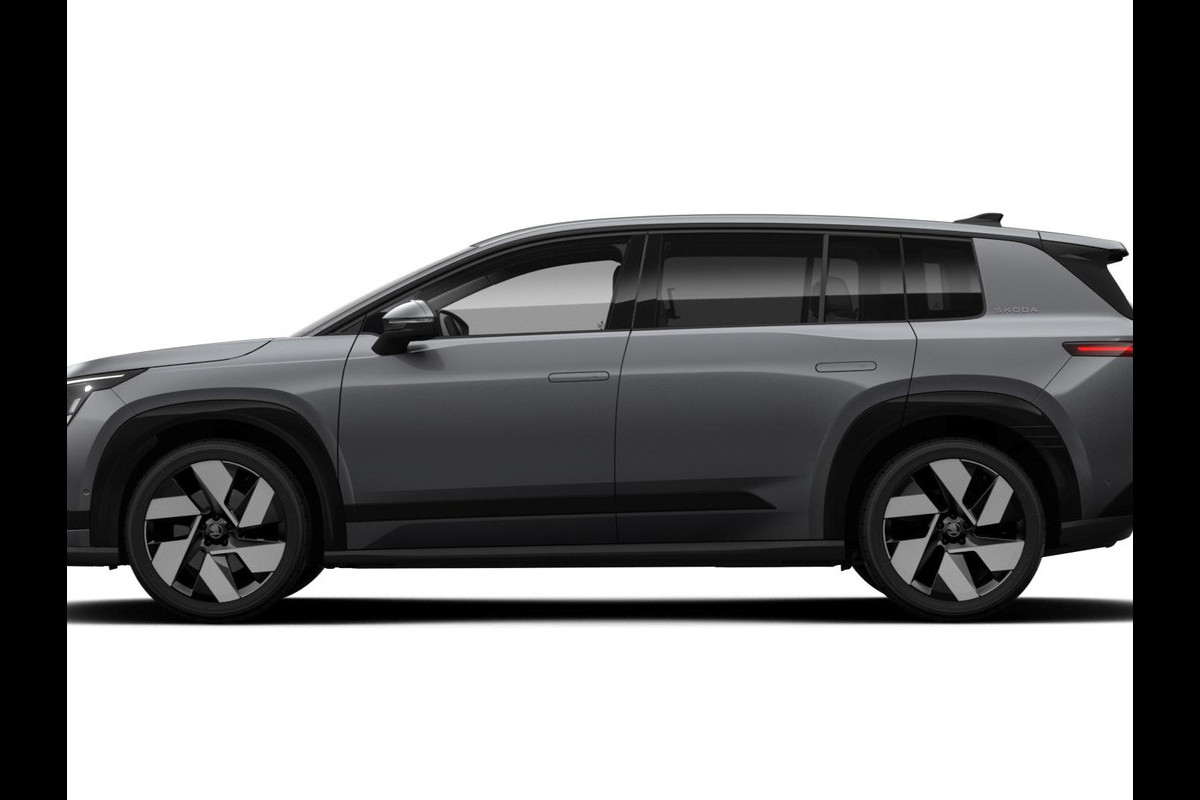 Škoda Peaq 90 Business Edition 7p. 286 pk | Tech Pakket | Trekhaak | Winter Pakket | Derde zitrij | Convenience Pakket met stoelventilatie | Assist Pakket | Adaptive Chassis Control Pakket |  Interieur 'Suite' Ceramique | Velgen 21" lichtmetalen velgen "Javan" zwart gepolijst
