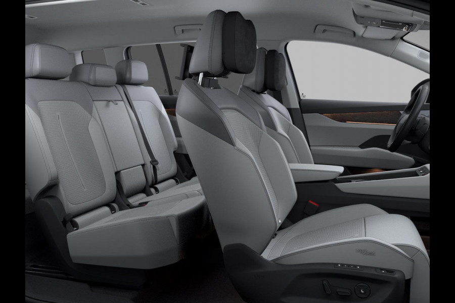 Škoda Peaq 90 Business Edition 7p. 286 pk | Tech Pakket | Trekhaak | Winter Pakket | Derde zitrij | Convenience Pakket met stoelventilatie | Assist Pakket | Adaptive Chassis Control Pakket |  Interieur 'Suite' Ceramique | Velgen 21" lichtmetalen velgen "Javan" zwart gepolijst
