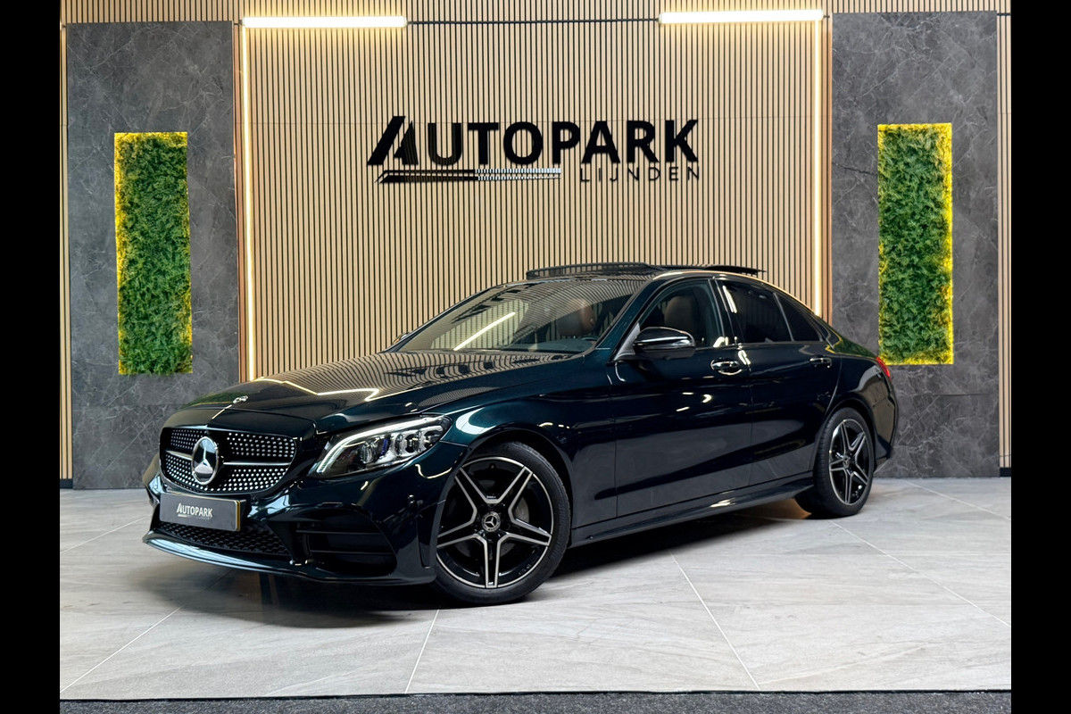 Mercedes-Benz C-Klasse 180 Premium Plus Pack PANO|BURMESTER|HuD|360 CAM|MEMORY|SFEERVERLICHTING|AUTO PILOT|DEALER ONDERHOUDEN|VOL!