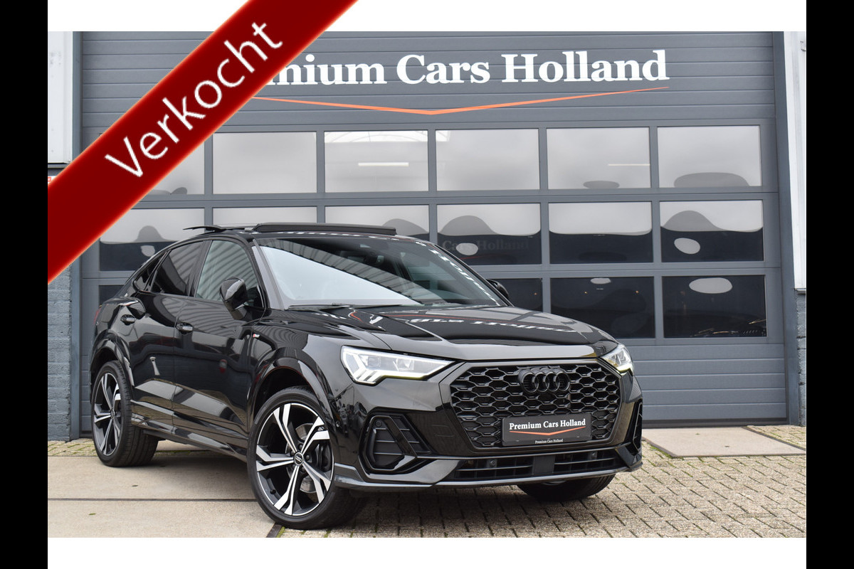 Audi Q3 Sportback 45 TFSI e S-Line 245 Pk Pano Sonos 360 Leder Matrix Trekhaak Keyless ACC 20 Inch