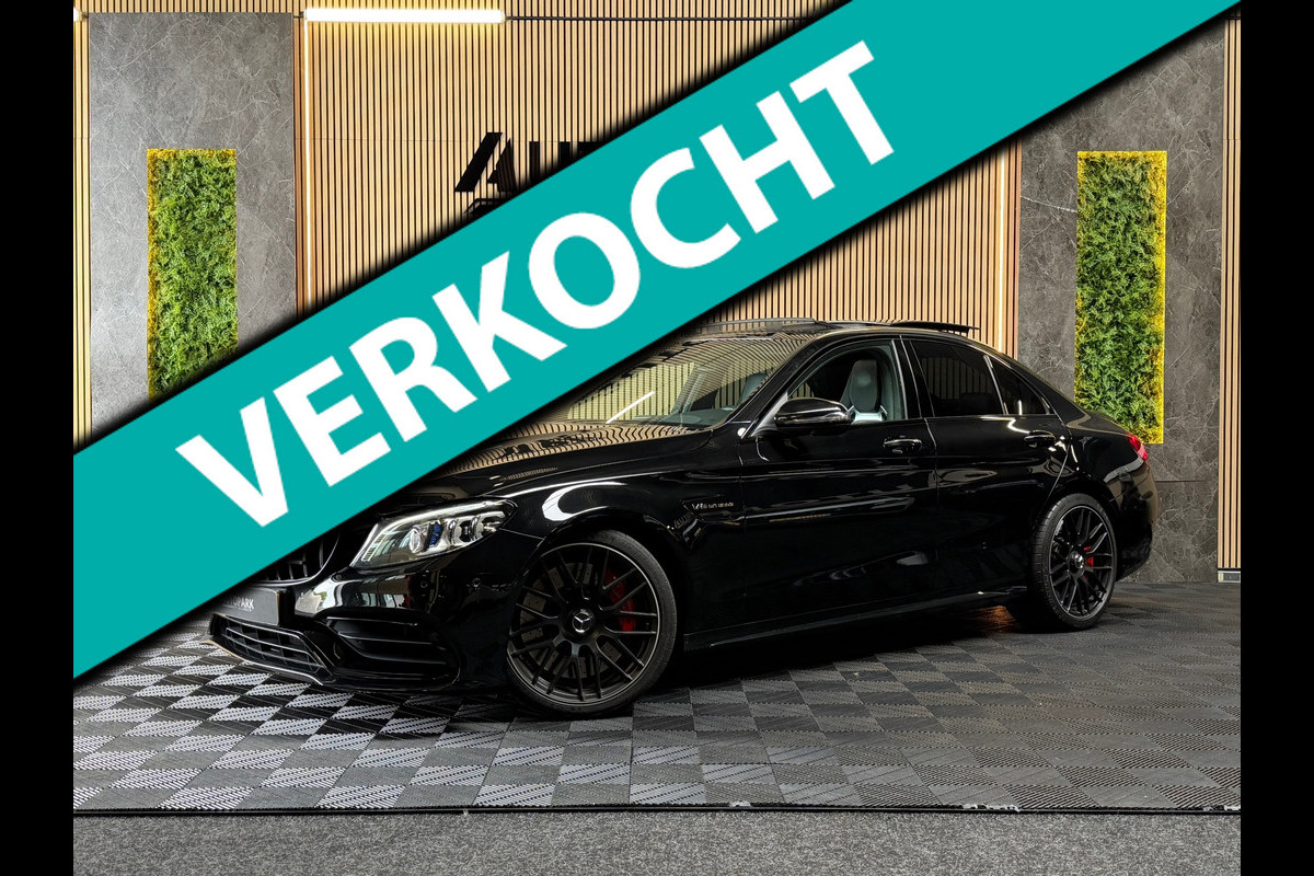 Mercedes-Benz C-Klasse AMG 63 S |PANO|360 CAM| KUIPSTOELEN|STOELVERKOELING|HUD|BURMESTER|MEMORY|SFEERVERLICHTING|DEALERONDERHOUDEN