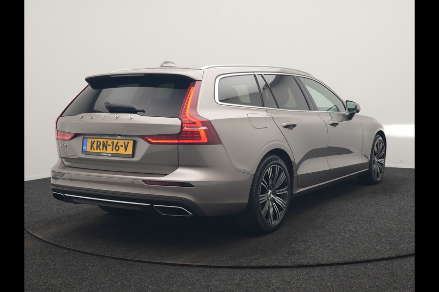Volvo V60 T6 Recharge AWD Inscription PHEV 340pk Dealer O.H | Trekhaak Af Fabriek | Adaptive Cruise | 360 Camera | Head Up | Lederen Sportstoelen Memory & Verkoeling | Keyless | Apple Carplay | Stoel & Stuurverwarming | Virtual | Navigatie | DAB | 18"L.M | Plug In Hybrid |