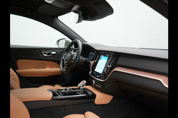 Volvo V60 T6 Recharge AWD Inscription PHEV 340pk Dealer O.H | Trekhaak Af Fabriek | Adaptive Cruise | 360 Camera | Head Up | Lederen Sportstoelen Memory & Verkoeling | Keyless | Apple Carplay | Stoel & Stuurverwarming | Virtual | Navigatie | DAB | 18"L.M | Plug In Hybrid |