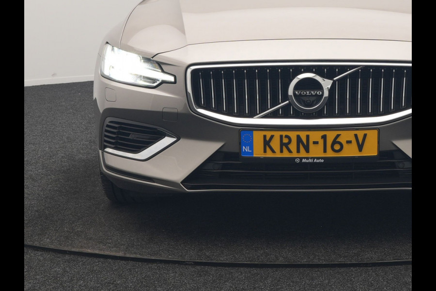 Volvo V60 T6 Recharge AWD Inscription PHEV 340pk Dealer O.H | Trekhaak Af Fabriek | Adaptive Cruise | 360 Camera | Head Up | Lederen Sportstoelen Memory & Verkoeling | Keyless | Apple Carplay | Stoel & Stuurverwarming | Virtual | Navigatie | DAB | 18"L.M | Plug In Hybrid |