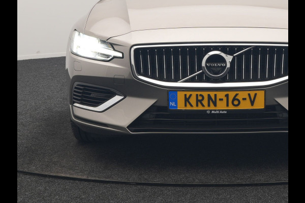 Volvo V60 T6 Recharge AWD Inscription PHEV 340pk Dealer O.H | Trekhaak Af Fabriek | Adaptive Cruise | 360 Camera | Head Up | Lederen Sportstoelen Memory & Verkoeling | Keyless | Apple Carplay | Stoel & Stuurverwarming | Virtual | Navigatie | DAB | 18"L.M | Plug In Hybrid |