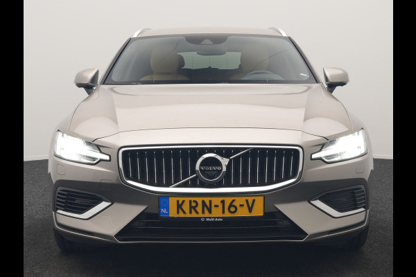 Volvo V60 T6 Recharge AWD Inscription PHEV 340pk Dealer O.H | Trekhaak Af Fabriek | Adaptive Cruise | 360 Camera | Head Up | Lederen Sportstoelen Memory & Verkoeling | Keyless | Apple Carplay | Stoel & Stuurverwarming | Virtual | Navigatie | DAB | 18"L.M | Plug In Hybrid |