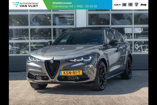 Alfa Romeo Stelvio 2.0 Turbo 280pk AWD Veloce | Schuif/Kanteldak | Harman Kardon | Adapt. Cruise | Matrix LED | Winter Pack | Apple Carplay