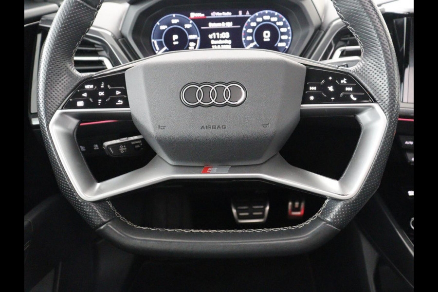 Audi Q4 Sportback e-tron 40 Launch edition S Competition 77 kWh | SOH 92,5% | Panoramadak | Leder | Stoelverwarming | Adaptive cruise | Head-up | SONOS audio | Sfeerverlichting | Carplay | Trekhaak