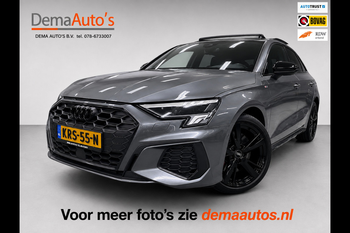Audi A3 Sportback 45 TFSI e 3 X S-LINE S3 LOOK RS-STOELEN PANO/SFEERVERL/V-COCKPIT/NAVI/CARPLAY/DAB///