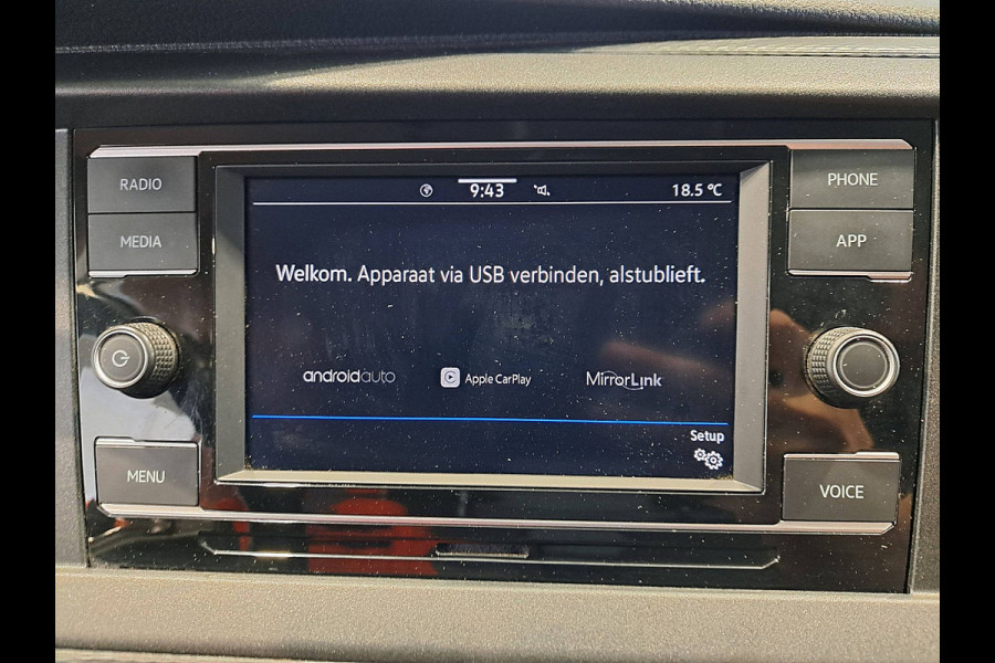 Volkswagen Transporter 2.0 TDI L2H1 30 Automaat, Adaptive Cruise Control, Stoelverwarming, Airco, Parkeersensoren, Trekhaak, Dubbele schuifdeuren