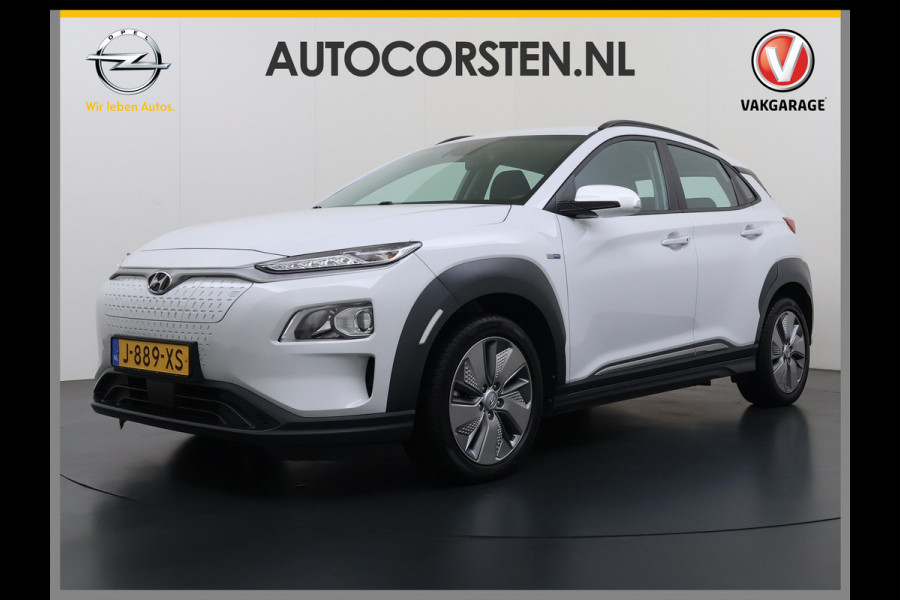 Hyundai Kona EV Comfort 64kWh 3-Fase Laden Warmtepomp Adap.Cruise SOH 100% Camera Navi* Apple Carplay Android Auto Ecc Pdc Keyless Lane Assist Bluetooth DAB Led FCA Origineel Nederlandse Auto
