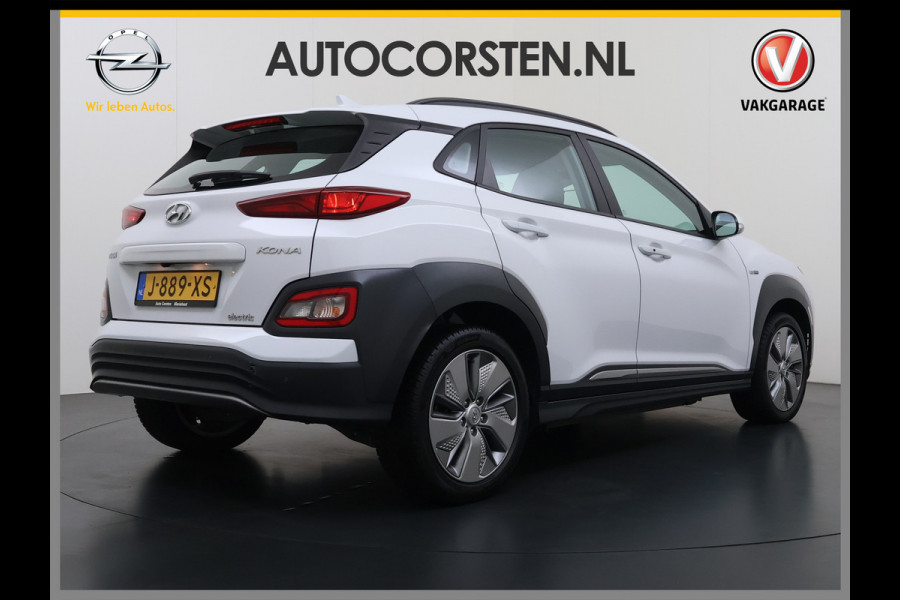 Hyundai Kona EV Comfort 64kWh 3-Fase Laden Warmtepomp Adap.Cruise SOH 100% Camera Navi* Apple Carplay Android Auto Ecc Pdc Keyless Lane Assist Bluetooth DAB Led FCA Origineel Nederlandse Auto