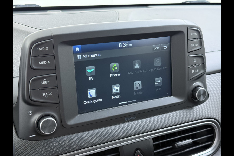 Hyundai Kona EV Comfort 64kWh 3-Fase Laden Warmtepomp Adap.Cruise SOH 100% Camera Navi* Apple Carplay Android Auto Ecc Pdc Keyless Lane Assist Bluetooth DAB Led FCA Origineel Nederlandse Auto