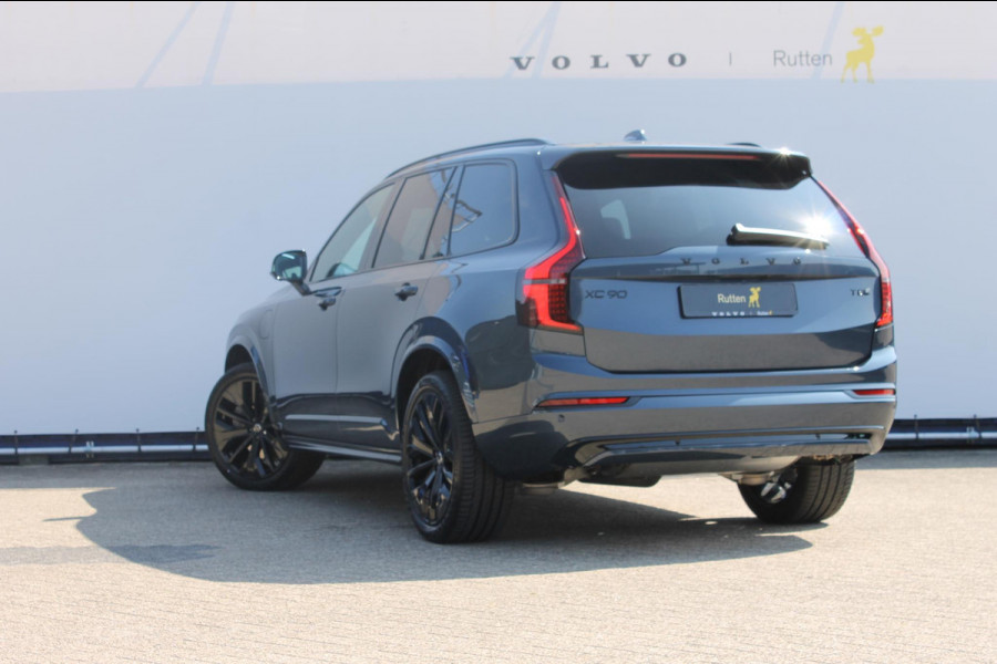 Volvo XC90 T8 406pk Automaat AWD Ultra Black Edition / Stoelmassage - en ventilatie / Luchtvering / Trekhaak / Panoramadak / Google services / Elektrisch bedienbare voorstoelen met geheugen / Stoelverwarming voor en achter