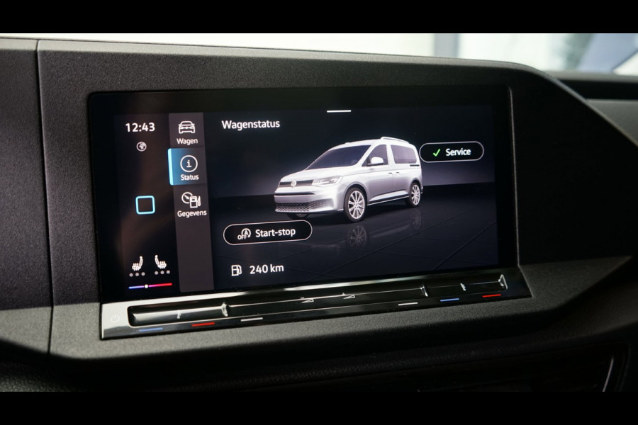 Volkswagen Caddy 1.5 eTSI MAXTON DESIGN AUTOMAAT|BENZINE|CAMERA|CARPLAY|CRUISE|NAVIGATIE|PDC|STANDKACHEL|STOELVERWARMING|TREKHAAK