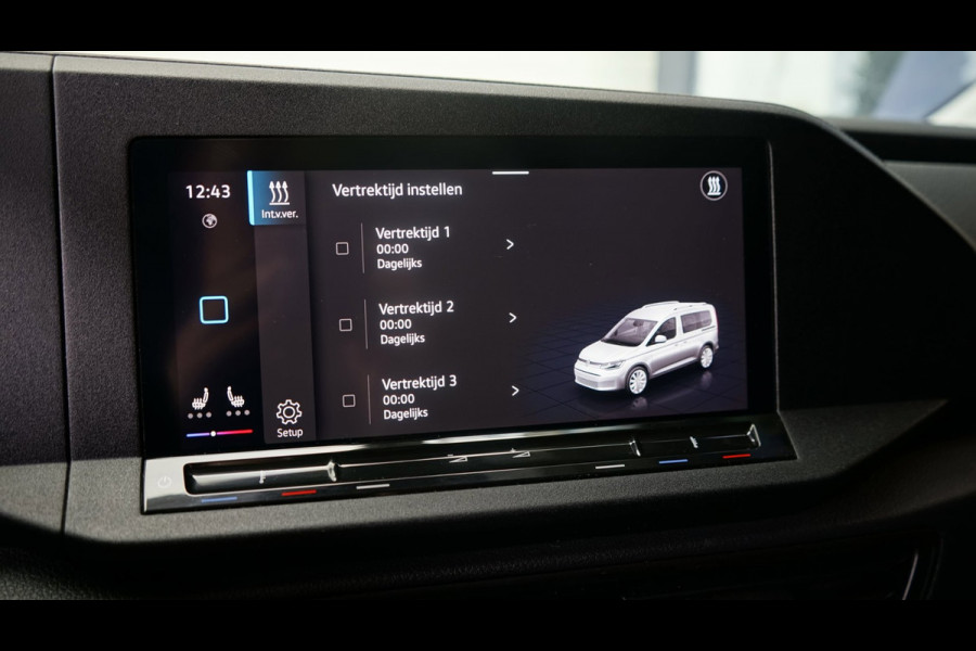 Volkswagen Caddy 1.5 eTSI MAXTON DESIGN AUTOMAAT|BENZINE|CAMERA|CARPLAY|CRUISE|NAVIGATIE|PDC|STANDKACHEL|STOELVERWARMING|TREKHAAK