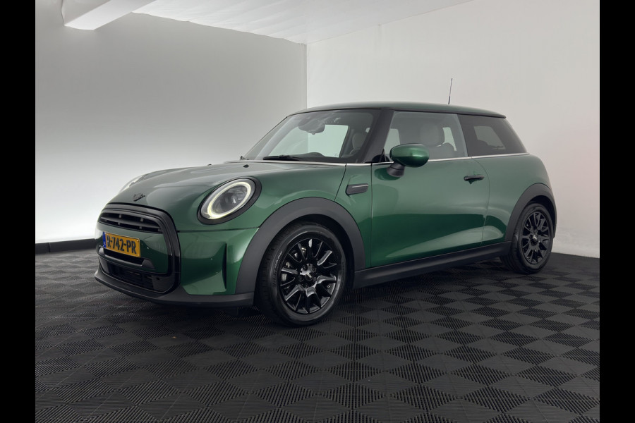 MINI 3-deurs 1.5 One Business Edition (INCL.BTW) Aut. *LEATHER-FABRIC | FULL-LED | NAVI-FULLMAP | SPORT-SEATS | AMBIENT-LIGHT | DIGI-COCKPIT | PRIVACY-GLASS | DAB+ | ECC | PDC | CRUISE | 16''ALU*