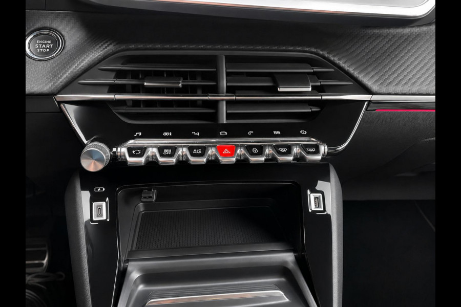 Peugeot 208 1.2 PureTech Allure pack Automaat Navigatie Apple CarPlay Android Auto Parkeerhulp Cruise control Climate control Lichtmetalen velgen
