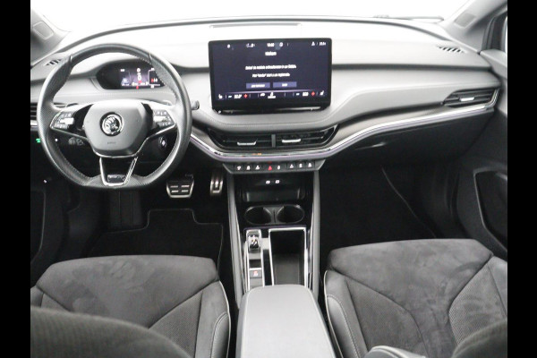Škoda Enyaq iV 80 Business Edition | SOH 93,6% | Panoramadak | Leder/alcantara | Memory | Stuur/stoel verwarming | Adaptive cruise | Carplay | Sfeerverlichting | Camera | Park assist | Trekhaak