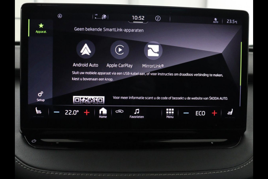 Škoda Enyaq iV 80 Business Edition | SOH 93,6% | Panoramadak | Leder/alcantara | Memory | Stuur/stoel verwarming | Adaptive cruise | Carplay | Sfeerverlichting | Camera | Park assist | Trekhaak
