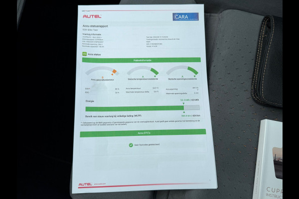 CUPRA Born Copper Edition One 62 kWh| 86% SOH | PANO | BTW