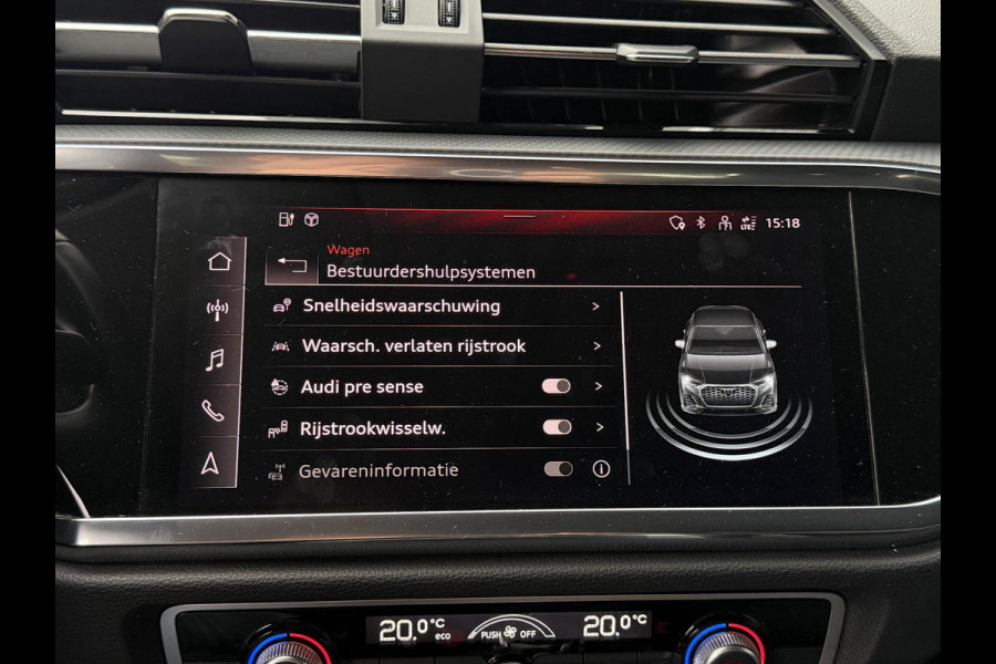 Audi Q3 Sportback 45 TFSI e S Edition 20"/SOH 96%/Dodehoek/Keyless/Trekhaak/Navigatie/Cruise/PDC V+A/Camera/Elektrische klep