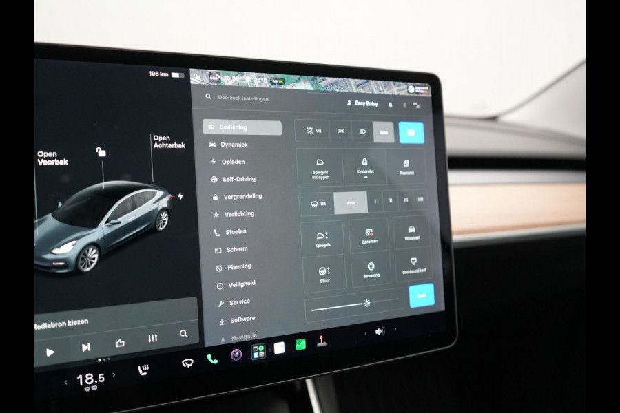 Tesla Model 3 Standard RWD Plus 60 kWh 325pk | Adaptive Cruise | Panodak | Self Driving | Camera | Keyless | Navigatie Via Google Maps | Spotify | DAB | 19"L.M |