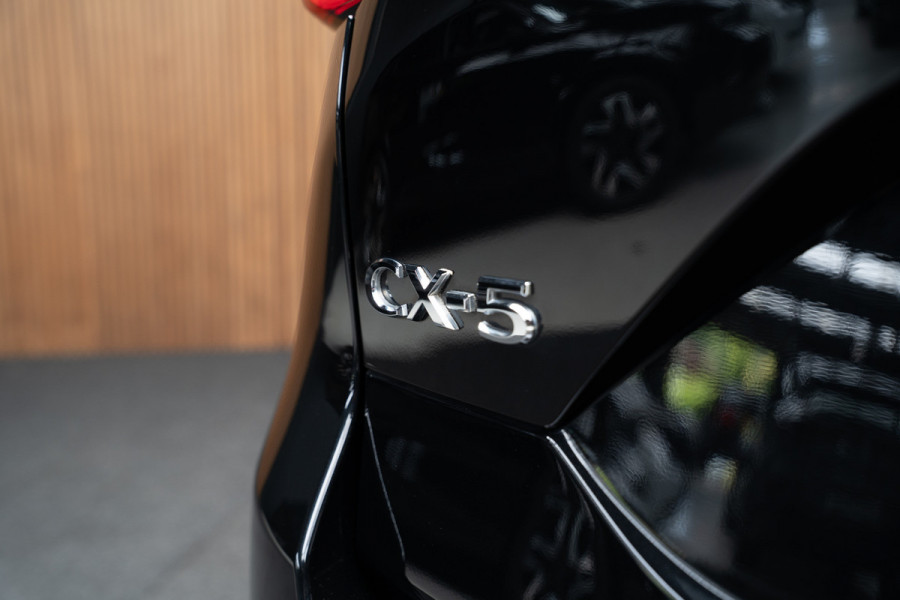 Mazda CX-5 2.5 SkyActiv-G 194 HUD Leder Bose 360 ° Memory seats Navi Matrix LED PDC Stuur- & stoelverwarming Elektr. bedienbare achterklep Climate C. Cruise C. LM velgen BTW auto!