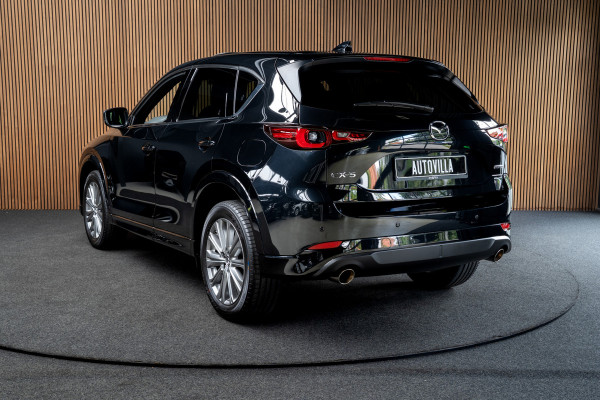 Mazda CX-5 2.5 SkyActiv-G 194 HUD Leder Bose 360 ° Memory seats Navi Matrix LED PDC Stuur- & stoelverwarming Elektr. bedienbare achterklep Climate C. Cruise C. LM velgen BTW auto!