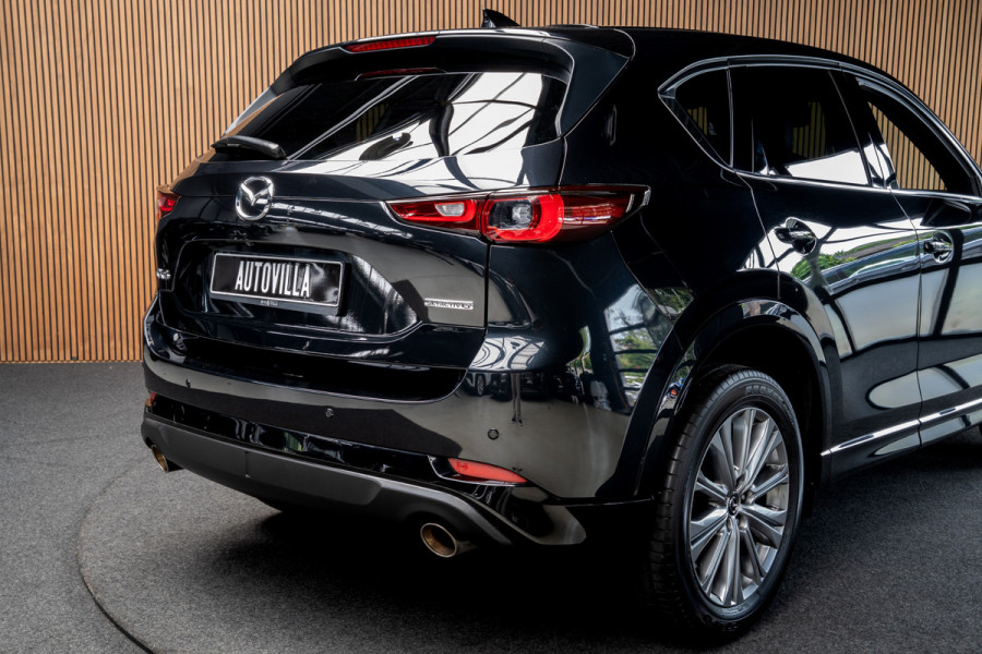 Mazda CX-5 2.5 SkyActiv-G 194 HUD Leder Bose 360 ° Memory seats Navi Matrix LED PDC Stuur- & stoelverwarming Elektr. bedienbare achterklep Climate C. Cruise C. LM velgen BTW auto!