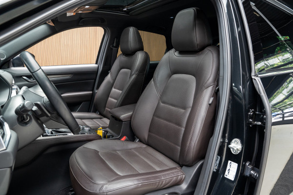 Mazda CX-5 2.5 SkyActiv-G 194 HUD Leder Bose 360 ° Memory seats Navi Matrix LED PDC Stuur- & stoelverwarming Elektr. bedienbare achterklep Climate C. Cruise C. LM velgen BTW auto!