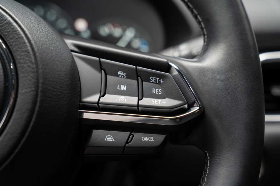 Mazda CX-5 2.5 SkyActiv-G 194 HUD Leder Bose 360 ° Memory seats Navi Matrix LED PDC Stuur- & stoelverwarming Elektr. bedienbare achterklep Climate C. Cruise C. LM velgen BTW auto!