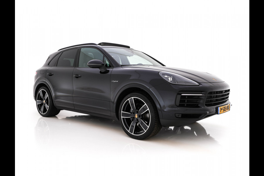 Porsche Cayenne 3.0 E-Hybrid AWD (Plug-in) {SoH-100%} (INCL-BTW) *PANO | LEATHER | FULL-LED | SPORTCHRONO | MEMORY-PACK | BOSE-AUDIO | TOPVIEW | HEATED/VENTILATED-SPORTSEATS | DAB | NAVI-FULLAMP | PRIVACY-GLASS | SHIFTPADDLES | TOWBAR | 22''AL