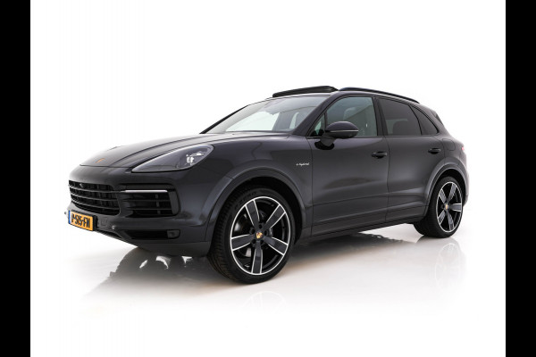 Porsche Cayenne 3.0 E-Hybrid AWD (Plug-in) {SoH-100%} (INCL-BTW) *PANO | LEATHER | FULL-LED | SPORTCHRONO | MEMORY-PACK | BOSE-AUDIO | TOPVIEW | HEATED/VENTILATED-SPORTSEATS | DAB | NAVI-FULLAMP | PRIVACY-GLASS | SHIFTPADDLES | TOWBAR | 22''AL