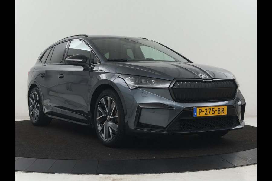 Škoda Enyaq iV 80 | SOH 89,1% | Leder/alcantara | Stuur/stoel verwarming | Adaptive cruise | Carplay | Sfeerverlichting | Camera | Park assist | Climate control