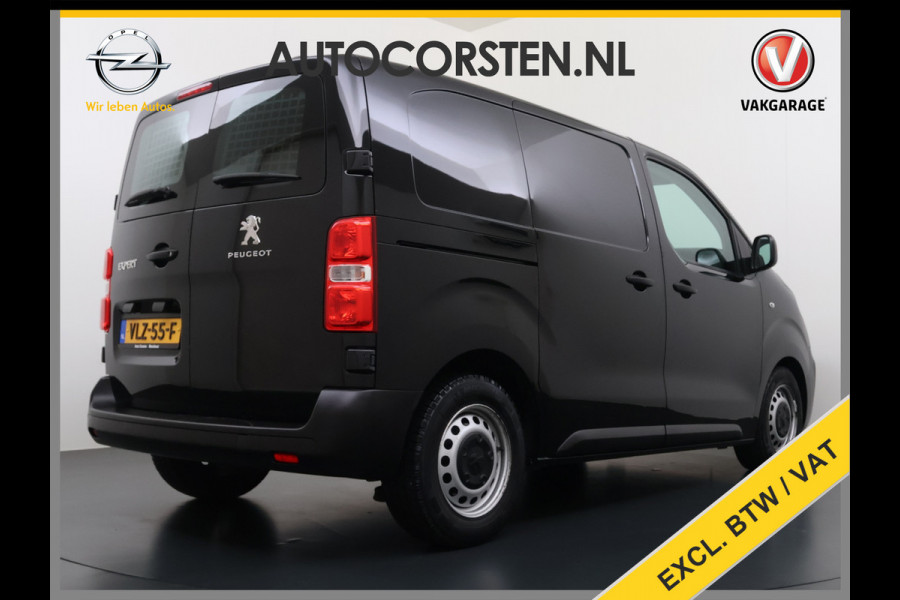 Peugeot Expert 2.0HDI 123PK Automaat Euro 6 Navi Apple Carplay Android Auto Airco Pdc Cruise Control Bluetooth Compact Premium Betonplex Vloer Wandbetimmering Achterdeuren Schuifdeur Origineel Nederlandse Auto
