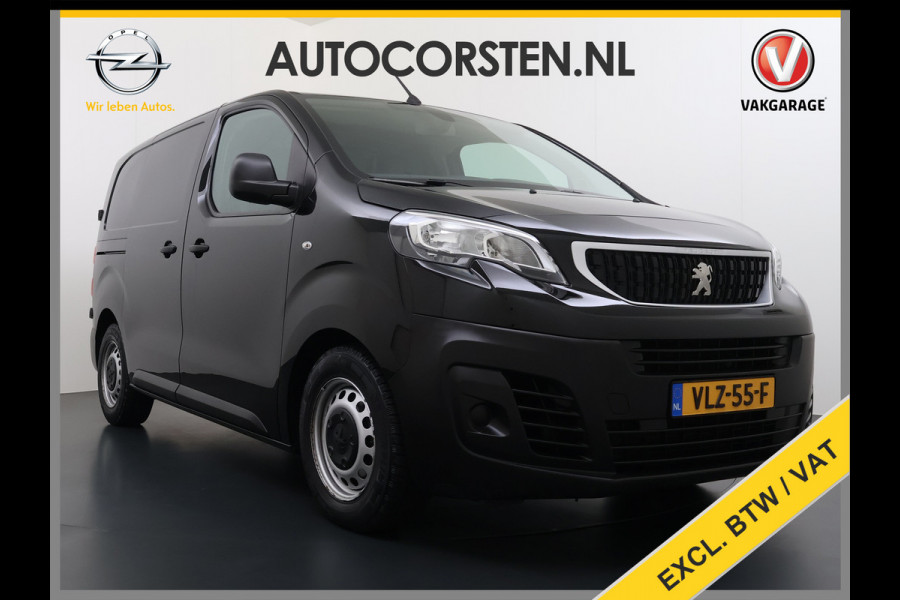 Peugeot Expert 2.0HDI 123PK Automaat Euro 6 Navi Apple Carplay Android Auto Airco Pdc Cruise Control Bluetooth Compact Premium Betonplex Vloer Wandbetimmering Achterdeuren Schuifdeur Origineel Nederlandse Auto