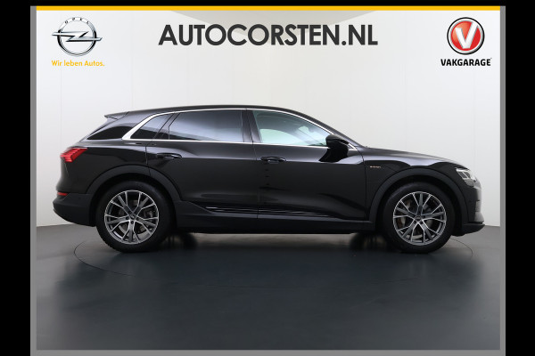 Audi e-tron 55 Quattro 408PK Edition 95kWh Leder+Verwarmd Trekhaak Elek.Achterklep Navi Ecc Lmv 20" Cruise Control Privacy Glas Led SOH 87% Isofix DAB Bluetooth Lane Assist Virtual Cockpit 1.800KG Trekhaak Origineel Nederlandse Auto