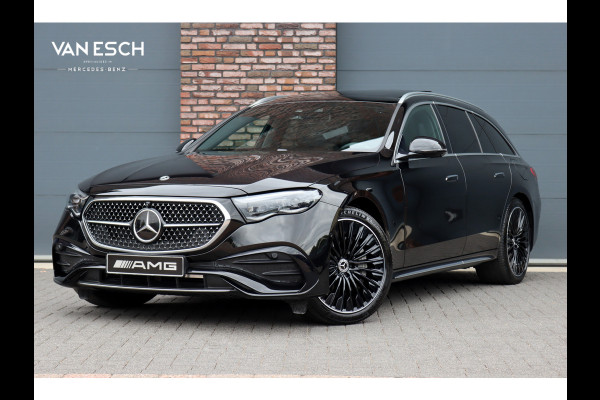 Mercedes-Benz E-Klasse Estate 300 de 4MATIC AMG Line | Luchtvering | Hyperscreen | Distronic+ | HUD | Nappa Leder | Stoelventilatie | Vlakkenverwarming | Massage | 3D-Display |