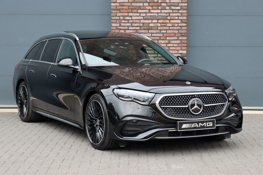Mercedes-Benz E-Klasse Estate 300 de 4MATIC AMG Line | Luchtvering | Hyperscreen | Distronic+ | HUD | Nappa Leder | Stoelventilatie | Vlakkenverwarming | Massage | 3D-Display |